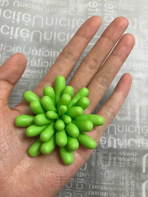 逼真多肉之软陶DIY简单上手 第10步