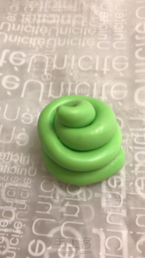 零基础逼真多肉之软陶入门DIY静夜 第5步