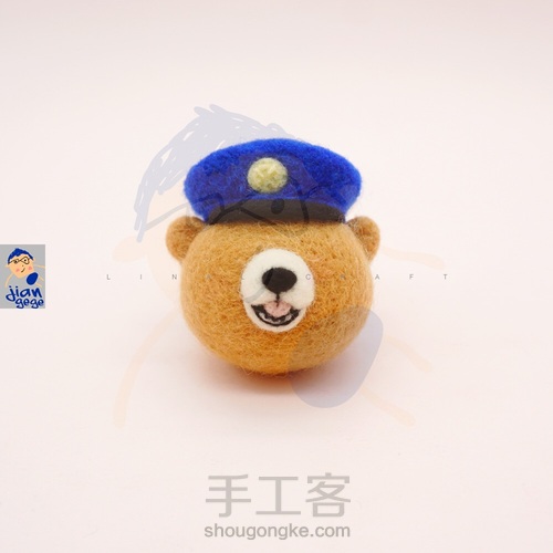 🐻列车长·羊毛毡 第9步