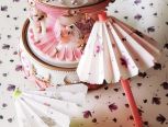 大家好( ﾟ∀ ﾟ)小时候吃蛋糕特别喜欢里面的小伞，今天我们就来折一把可爱的小伞，很简单。