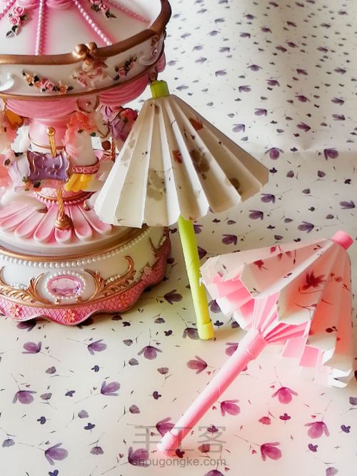 折一把美腻可爱的小伞(小伞可折叠)实拍、简单 第1步