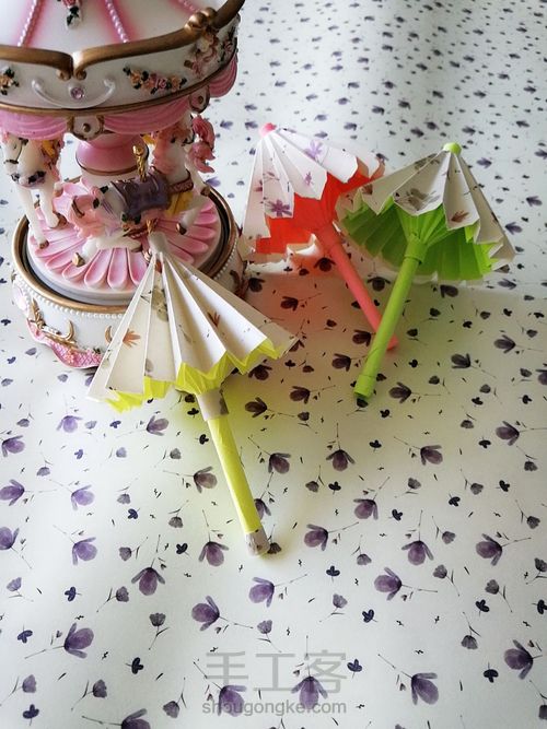 折一把美腻可爱的小伞(小伞可折叠)实拍、简单 第26步