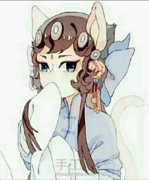 手绘青衣 第1步