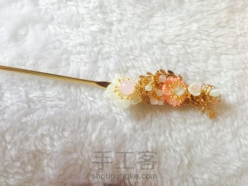 贝壳花对簪😘 第10步
