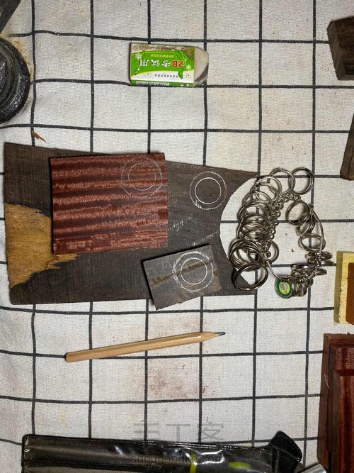 情人节木质戒指-磐石 第2步