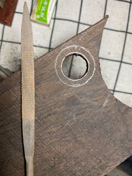 情人节木质戒指-磐石 第3步