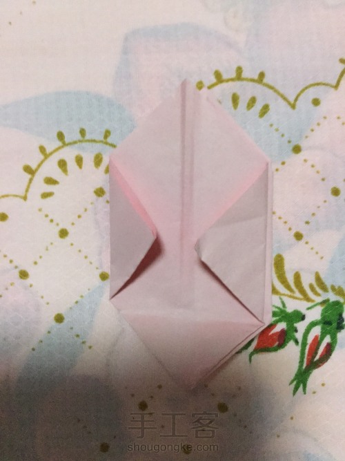 百合花盒子折法 第7步