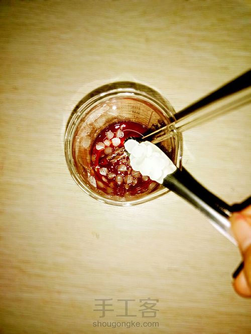 打底唇膏(淡淡的姨妈色) 第4步