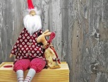 #圣诞老人布偶制作教程#准备好圣诞节主题的手工了吗？不如试试这个圣诞老人布偶，有图纸有过程哒~ ​​​