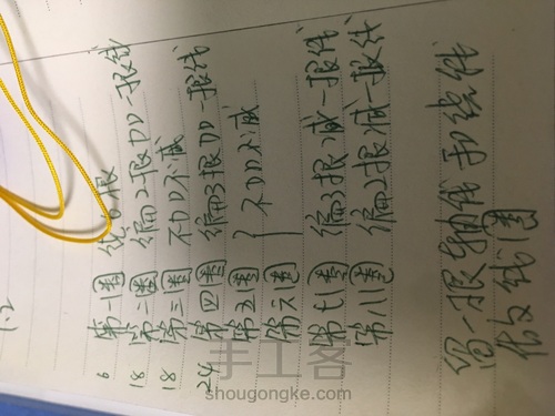 编织 你是我的小呀小苹果 第8步