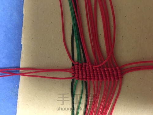 编织 鞋子 第6步