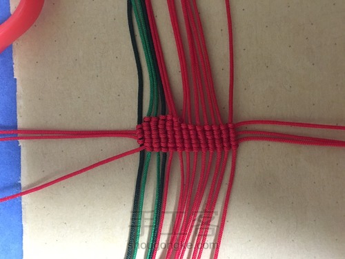 编织 鞋子 第7步