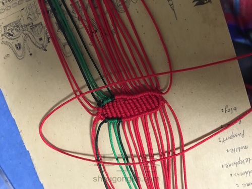 编织 鞋子 第11步