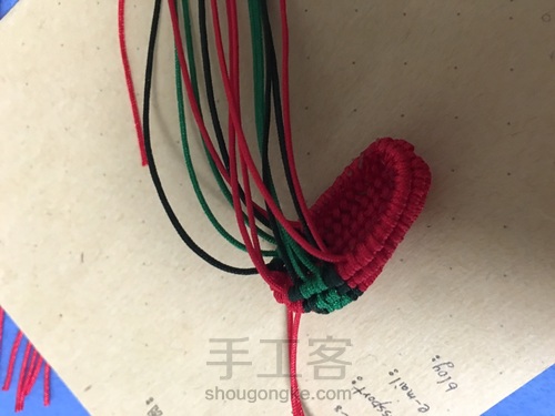 编织 鞋子 第16步