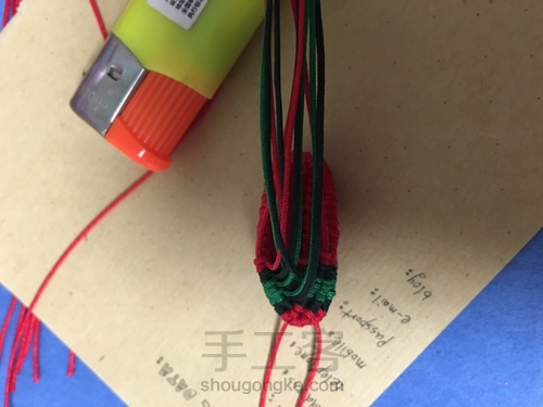 编织 鞋子 第18步