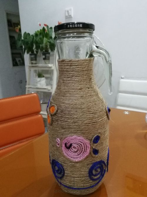 玻璃瓶变花瓶，取名—好多🐟！ 第15步