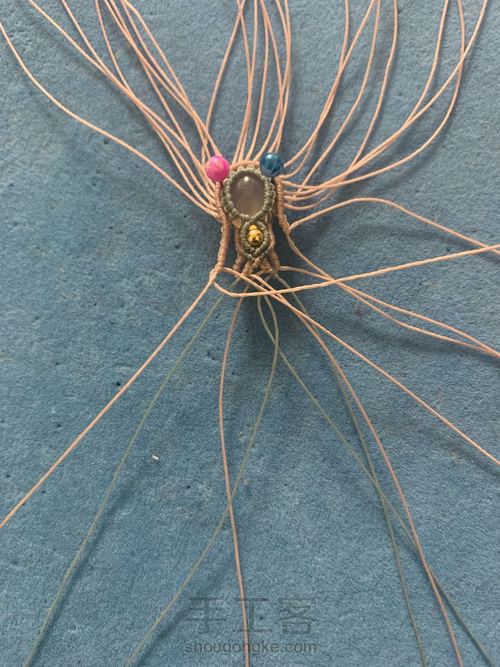 包石头耳环 第10步