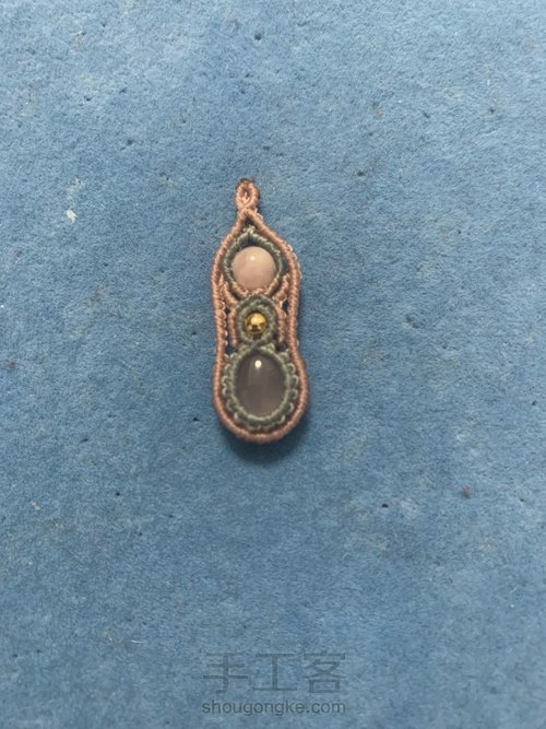 包石头耳环 第16步