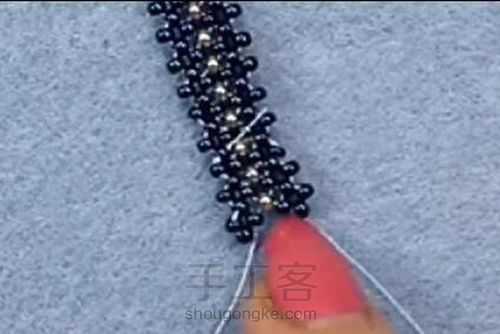 串珠手链17 第11步