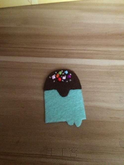 不织布冰混儿（雪糕） 第4步