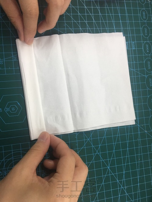 纸艺牡丹花教程 第1步