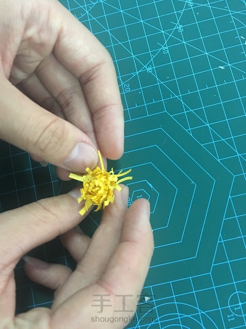 纸艺牡丹花教程 第8步