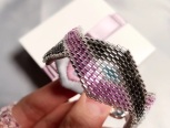 米珠编织基础技法1-brick stitch减珠
