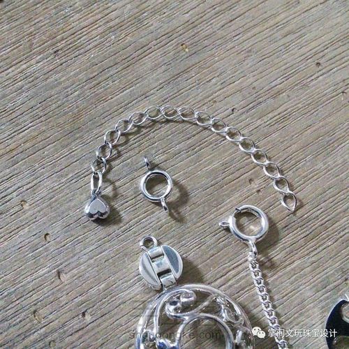 【掌间手工学院】失蜡法工艺教学—立体珍珠镶嵌手链 第11步