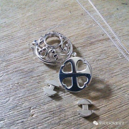 【掌间手工学院】失蜡法工艺教学—立体珍珠镶嵌手链 第9步