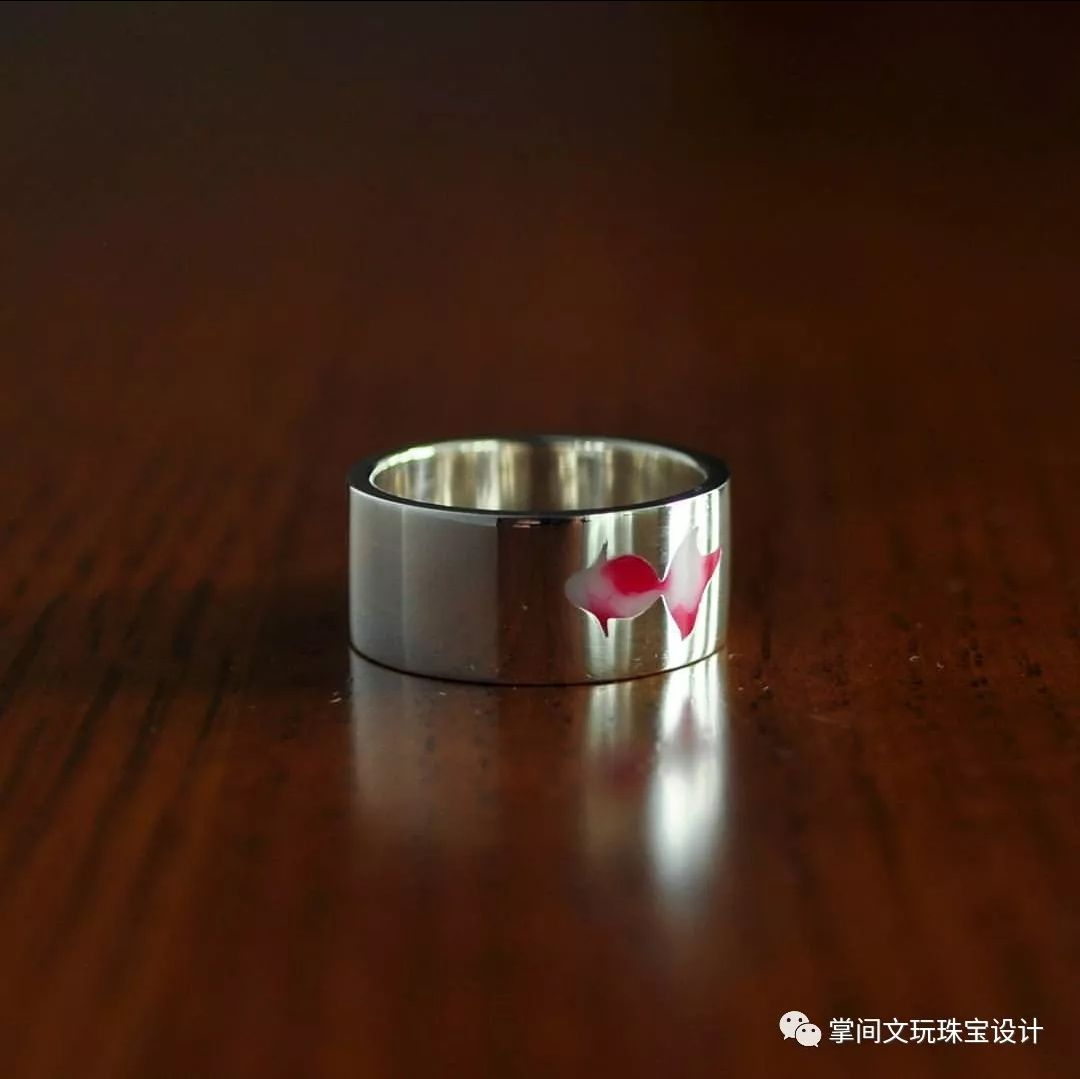 今天带给大家一款浓浓的中国风的珐琅款戒指（这款戒指也可以直接做镂空设计哦），喜欢的朋友可以自己动手做起来了！