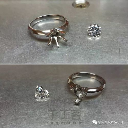 【掌间手工学院】k金镶钻戒指制作 第8步