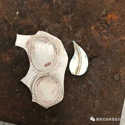 【掌间手工学院】自然系镶嵌绿松石戒指 第3步