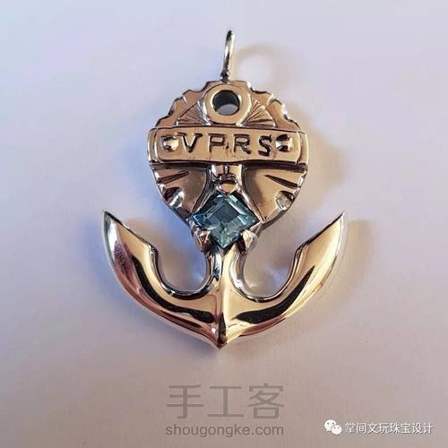 【掌间手工学院】双面海盗吊坠 第5步