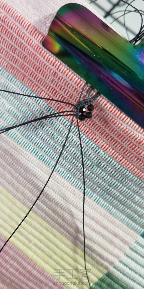 黑尖晶锁骨链 第9步