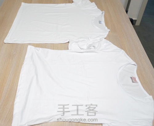 DIY白体恤印花 第2步