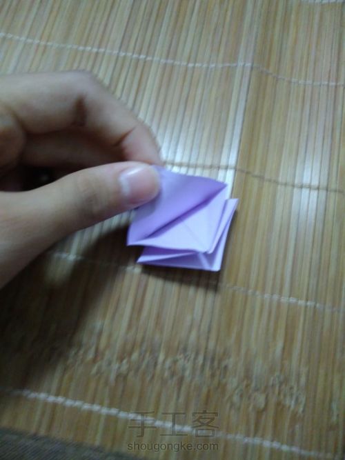 唯美千纸鹤折纸 第11步