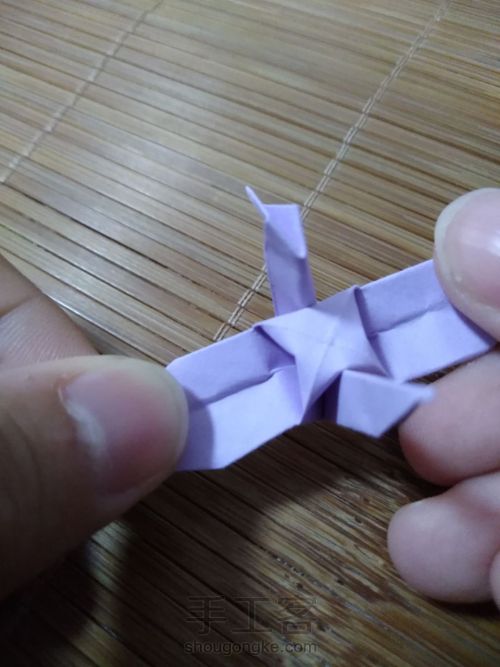 唯美千纸鹤折纸 第22步