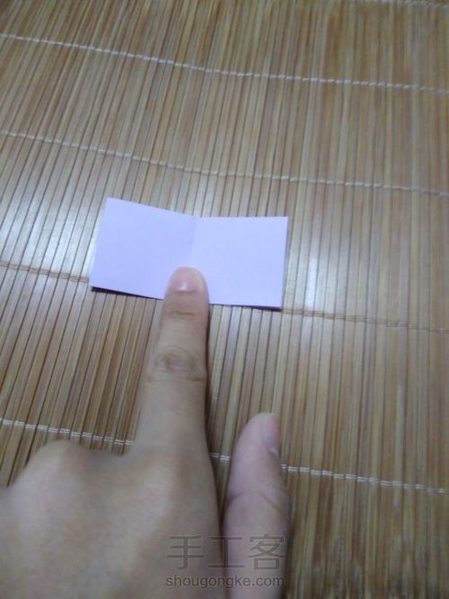 唯美千纸鹤折纸 第3步