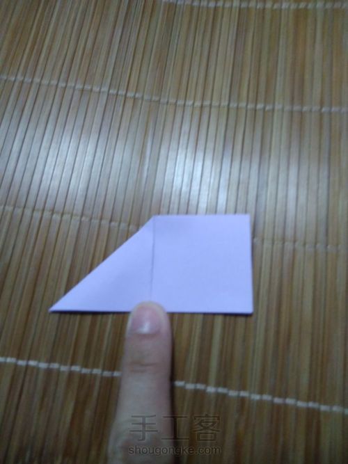 唯美千纸鹤折纸 第4步