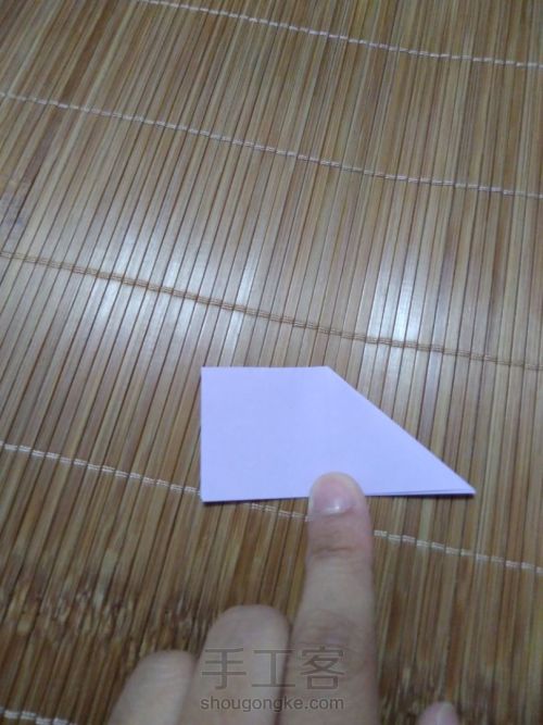 唯美千纸鹤折纸 第5步