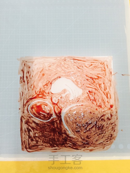 丝网印刷明信片 第2步