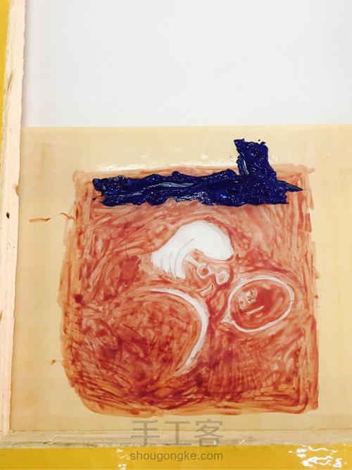 丝网印刷明信片 第5步