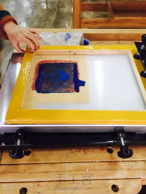 丝网印刷明信片 第6步