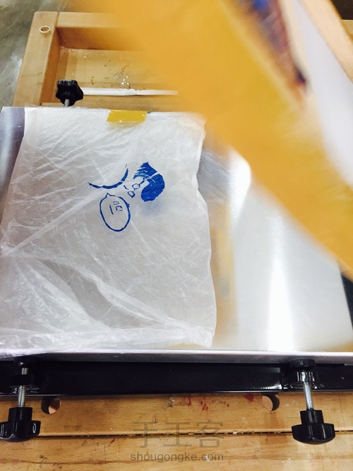 丝网印刷明信片 第7步