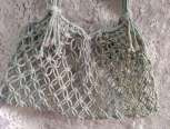 棉绳编织手工渔网包包