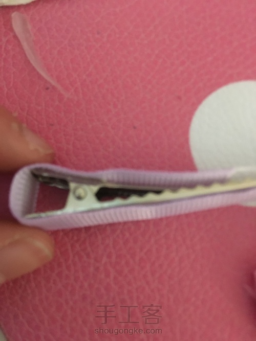 用拼豆做发饰（2） 第6步