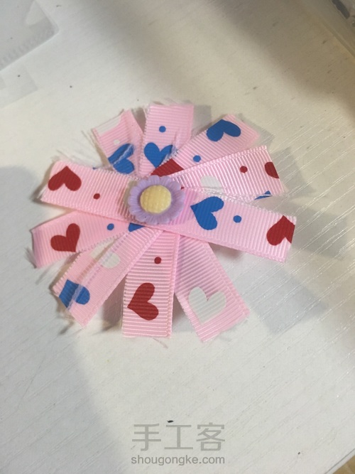 可爱发饰教程 第5步