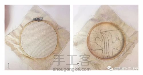 【图文教程】可爱的仙人掌punch needle俄罗斯戳戳乐 第1步