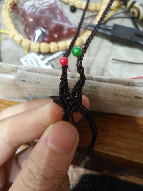 四股线结尾 第5步