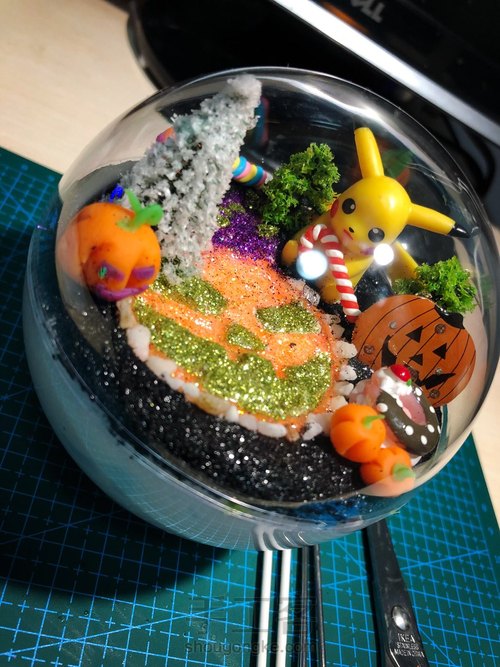 🎃万圣节精灵球微缩景观降临👻售材料包成品 第16步